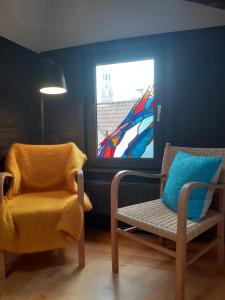 Posezení v ubytování B&B Setola
