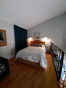 Cama o camas de una habitación en Casas El Tejar