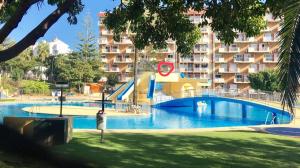 Bazén v ubytovaní New Studio Júpiter Benalmádena Pools Views alebo v jeho blízkosti