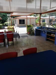 Restaurace v ubytování Puerto Vargas lodge