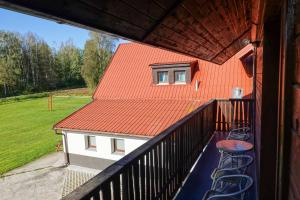 Balkón nebo terasa v ubytování Apartmán u jezera Lipno - Nové