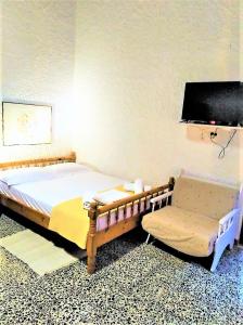 Een bed of bedden in een kamer bij Dialiskari #3