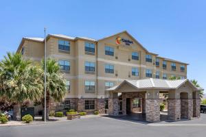 a rendering of a hotel with a palm tree at Comfort Inn Saint George North in St. George
