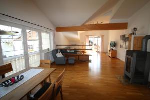 Posezení v ubytování Ferienwohnung Hentschel