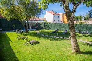 Vonkajšia záhrada v ubytovaní Albergue San Anton