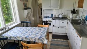 Η κουζίνα ή μικρή κουζίνα στο Symaskinshuset Järvsö