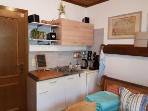 A kitchen or kitchenette at Hiasl Stubn