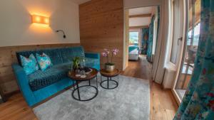 Istumisnurk majutusasutuses Hotel Tipotsch