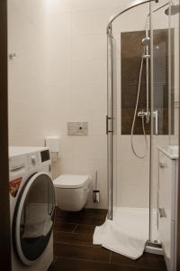 Ένα μπάνιο στο B&B Apartment-Lviv