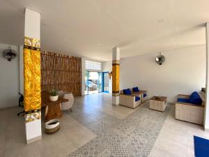 Posezení v ubytování Kura Kura Divers Lodge