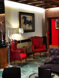 Posezení v ubytování Hotel Eden