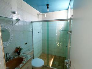 Phòng tắm tại Apartamento Praça Nove