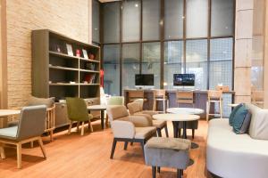 Ruang duduk di City Suites - Taipei Nandong
