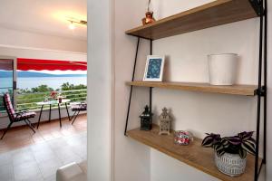 Balkón nebo terasa v ubytování B Apartment