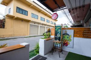 Balkón nebo terasa v ubytování Yak Guesthouse