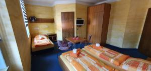 Letto o letti in una camera di Alte Post zu Stetzsch
