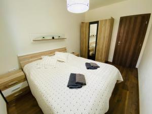 Postel nebo postele na pokoji v ubytování Apartmán Sofia