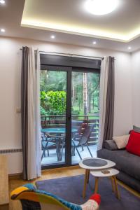Area soggiorno di Vila Pekovic green-Apartman PAMA