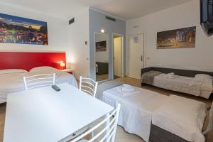 Posteľ alebo postele v izbe v ubytovaní B&B A Picture of Rome
