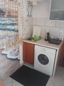 Kuchyň nebo kuchyňský kout v ubytování Studio ap ,NINI'