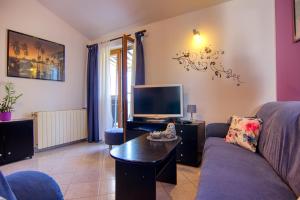 TV a/nebo společenská místnost v ubytování Apartment Nela