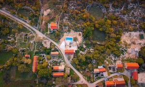 Pohľad z vtáčej perspektívy na ubytovanie Villa Stipanovi Dvori