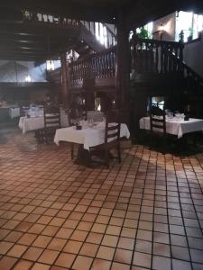 En restaurant eller et andet spisested på Hotel-Restaurant Bibermühle GmbH