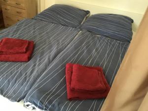 Postel nebo postele na pokoji v ubytování Naturblick