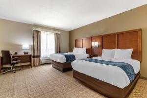 Postel nebo postele na pokoji v ubytování Comfort Suites Buda - Austin South