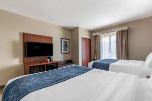 Postel nebo postele na pokoji v ubytování Comfort Suites Buda - Austin South