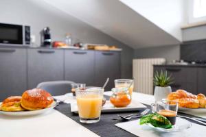 Opcije za doručak na raspolaganju gostima u objektu B&B Luci di Stelle