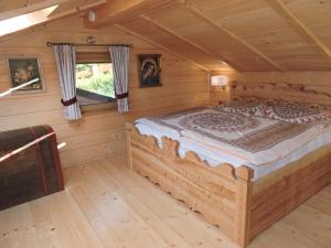 Voodi või voodid majutusasutuse Glühwürmchenhütte toas