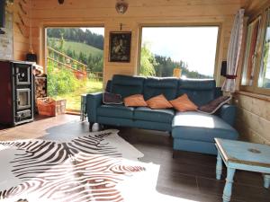 Istumisnurk majutusasutuses Glühwürmchenhütte