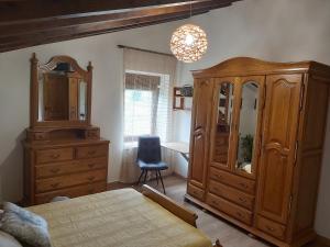 Postel nebo postele na pokoji v ubytování Casa Rural Valle de Altamira