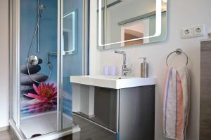 Vannituba majutusasutuses Appartement Wanneck