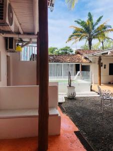 Μπαλκόνι ή βεράντα στο Pousada Angatu Arraial - Rua mucugê