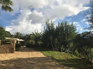 Zahrada ubytování villa Orchidee Sardegna