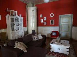 Posezení v ubytování B&B Savikon Kartano