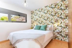 Posteľ alebo postele v izbe v ubytovaní Apartment with Mount Teide and sea views