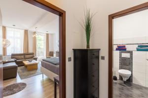 Koupelna v ubytování Pension-Leipzig-Süd + 37 fotografií