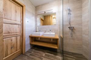 Koupelna v ubytování Horský Hotel Kohútka