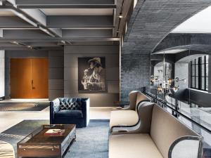 Posezení v ubytování Hotel Van Zandt