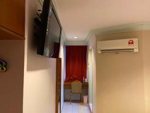 TV a/nebo společenská místnost v ubytování Hotel Deleeton