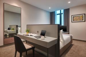 A television and/or entertainment center at Stellar Putrajaya Hotel ( Official Page )