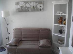 Posezení v ubytování appartement vue mer