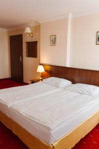 Postel nebo postele na pokoji v ubytování Hotel Jakub Sobieski