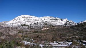 منظر الجبل العام أو منظر الجبل من بيت الشباب