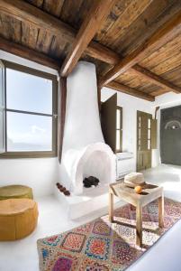 Χώρος καθιστικού στο Sophia Luxury Suites