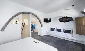 Ένα ή περισσότερα κρεβάτια σε δωμάτιο στο Sophia Luxury Suites