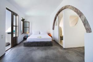 Ένα ή περισσότερα κρεβάτια σε δωμάτιο στο Sophia Luxury Suites
